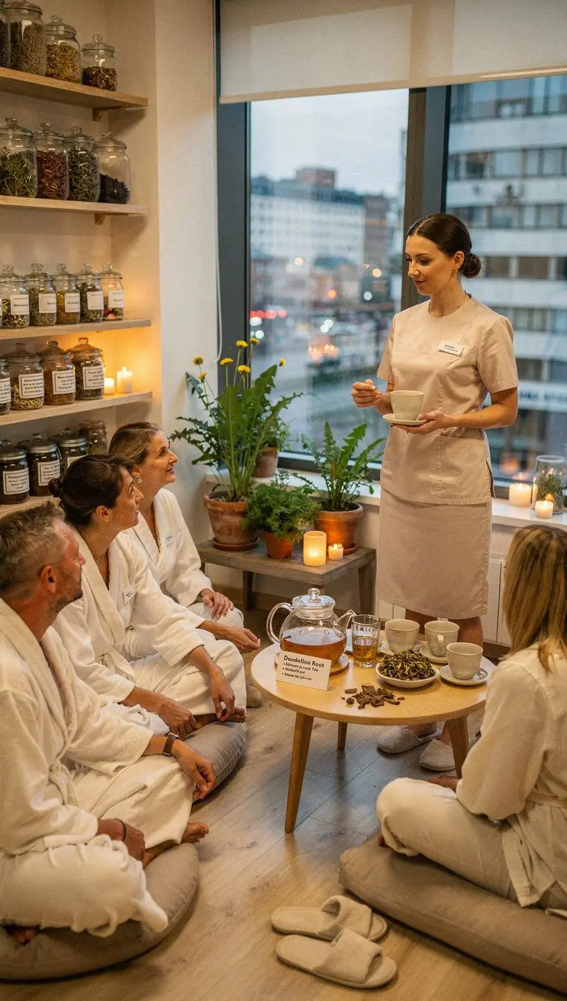 Pienės šaknų arbata, skirta širdies sveikatai, puikiai dera su natūraliais ingredientais.