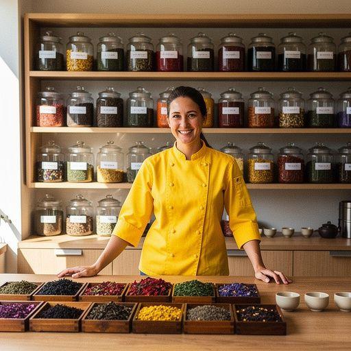 Žmogaus ranka, laikanti puodelį pienės šaknų arbatos gamtos fone.